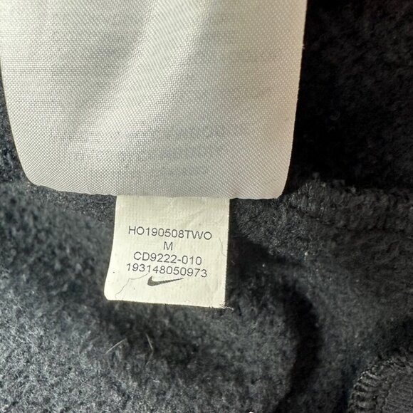 Nike Air Black Full Zip Hoodie Men’s Size M - Picture 9 of 15